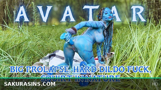 Avatar Monika Fox Big Prolapse, Hard Dildo Anal And Pussy Fuck, Squirt In Nature
