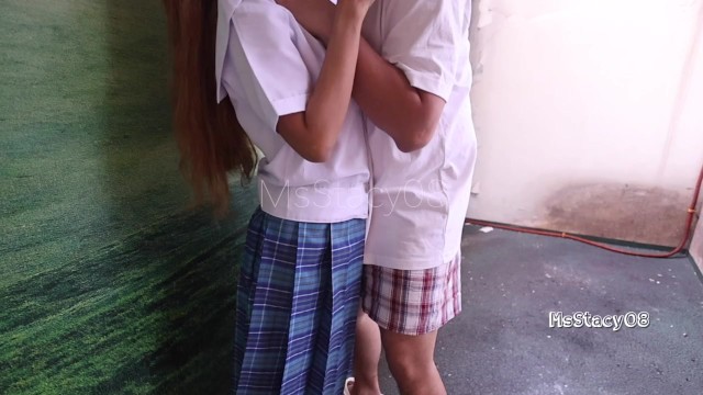 Filipina College Girls Caught Getting Fucked Behind the School Building