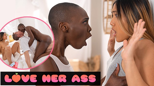 Asian Thai Babe and Stunning Black African Beauty in Wild Anal Threesome with Squirt Action