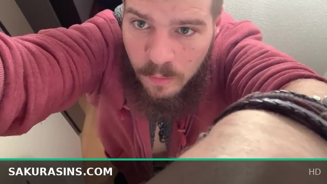 Sam Samuro Climbs 3 Times Using My Door-Mounted Toy Pussy for Intense Fucking Session