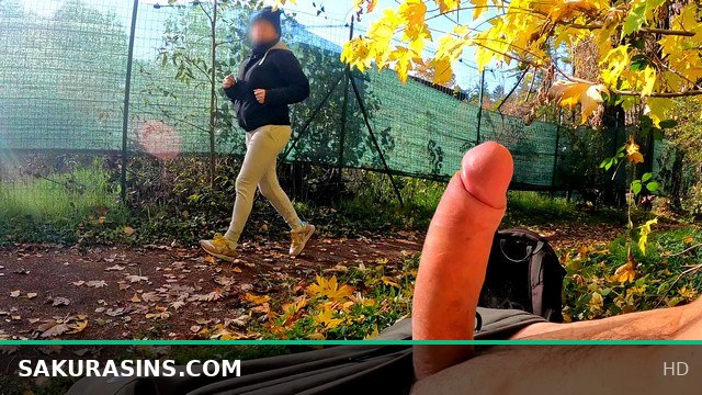 Park Flash: Slutty Milf Gets Hard Titty Fucked