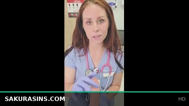 Naughty Nurse Teases Patient to Climax with Intense Countdown Play