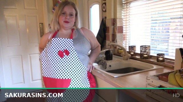 Aunt Judy's XXX - Your BBW Wife Megan Sucks Your Cock in the Kitchen POV
