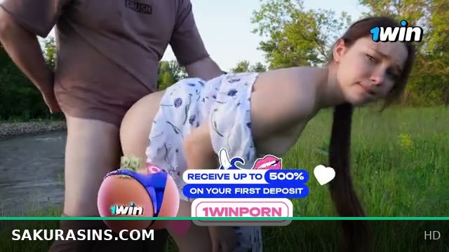 I fucked my stepsister Valeria Sladkih in the wild outdoors session